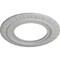 Ekena Millwork Claremont Ceiling Medallion (Fits Canopies up to 7"), 10 5/8"OD x 5 3/4"ID x 1/2"P, Frost CM10CLFRF - alternate 5